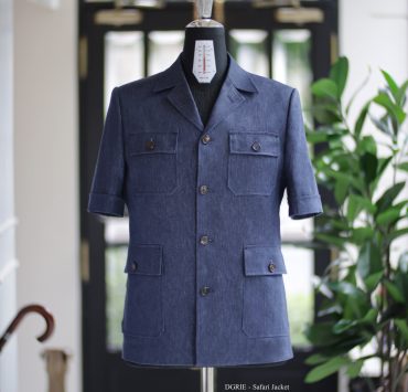 DGRIE Short-sleeved safari jacket - Loro Piana