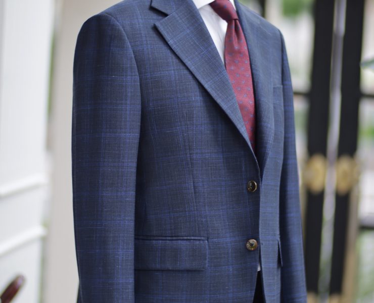 Loro Piana Summertime Blue Check Suit ความสง่างามที่มาพร้อมความโปร่งสบาย