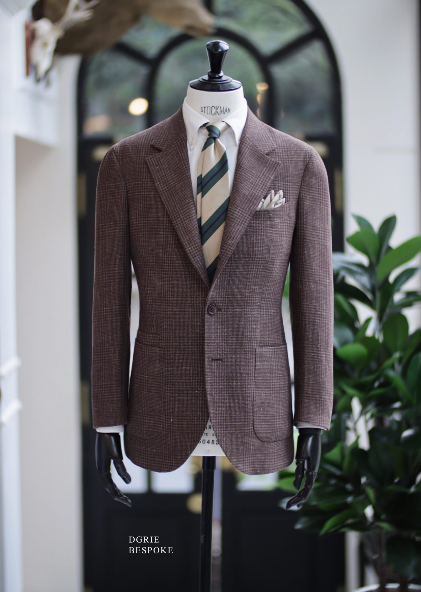 ตัดสูท Baird McNutt Natural Brown Prince of Wales Check Suit 5 ตัดสูท Baird McNutt Natural Brown Prince of Wales Check Suit