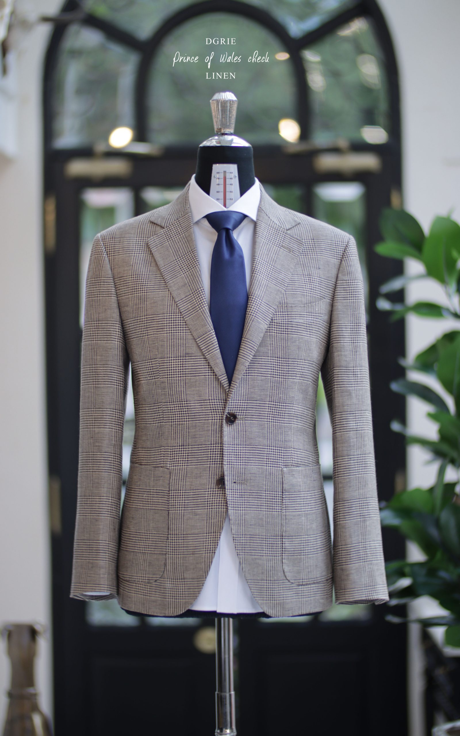 DGRIE – Baird McNutt Natural Brown Prince of Wales Check Suit 3 DGRIE – Baird McNutt Natural Brown Prince of Wales Check Suit