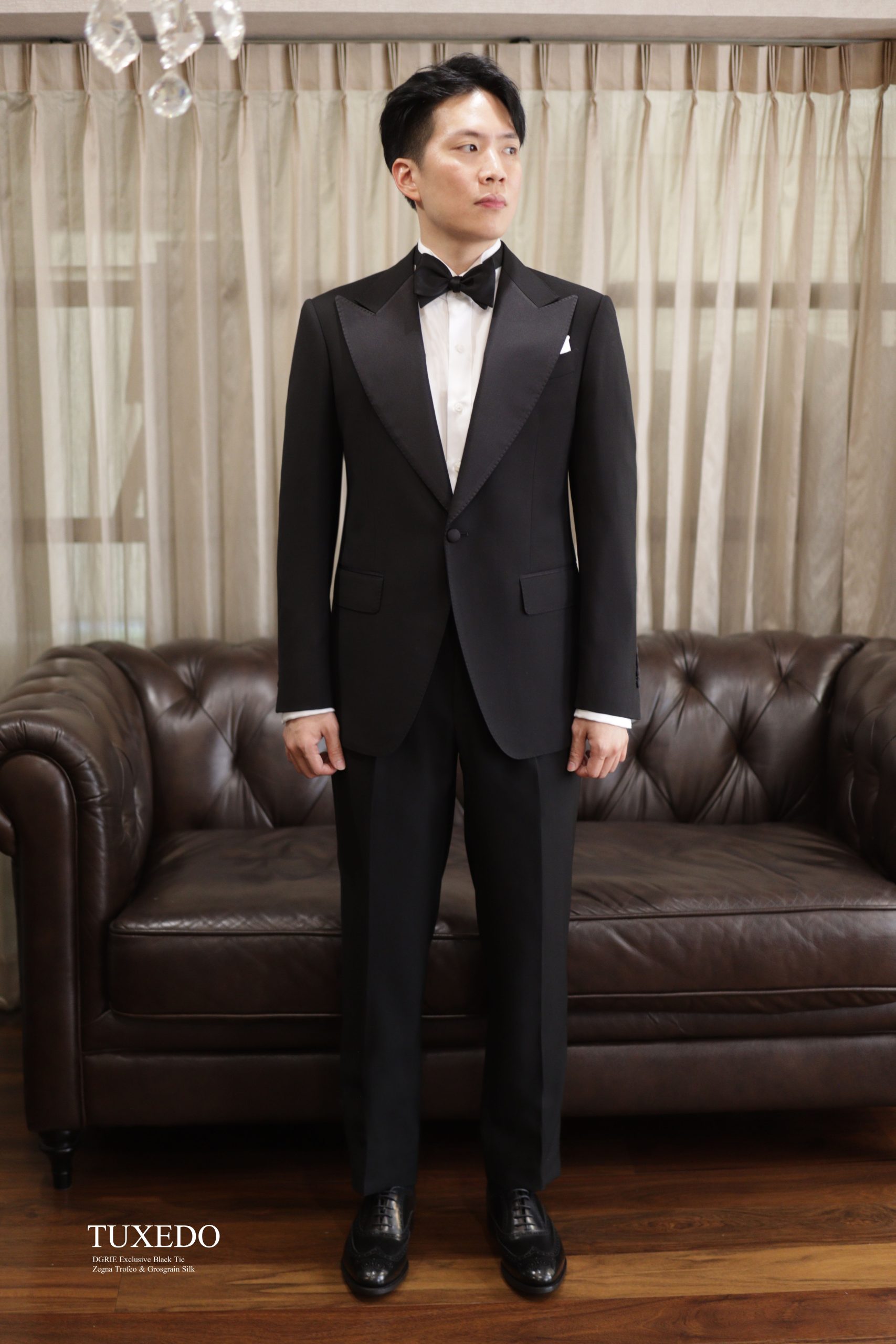 DGRIE Black Tie: Zegna Trofeo - Grosgrain Silk Tuxedo 4 DGRIE Black Tie: Zegna Trofeo - Grosgrain Silk Tuxedo