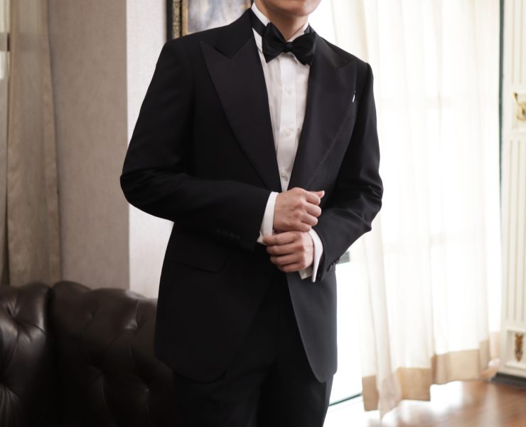 DGRIE Black Tie: Zegna Trofeo - Grosgrain Silk Tuxedo