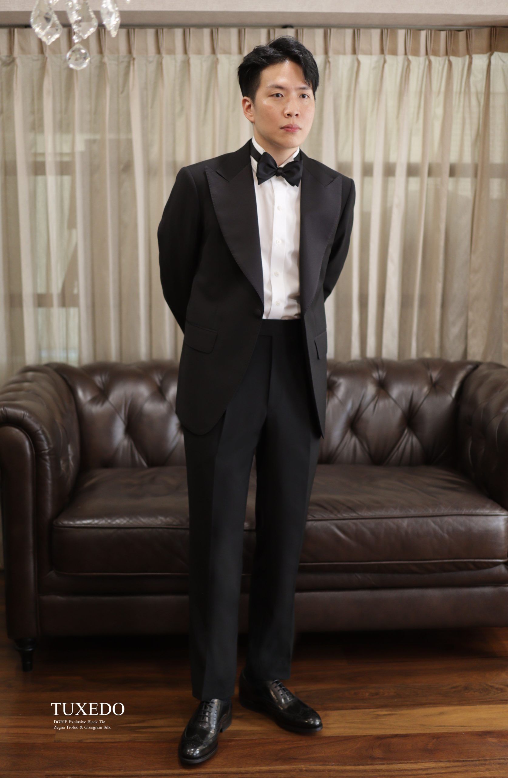 DGRIE Black Tie: Zegna Trofeo - Grosgrain Silk Tuxedo 3 DGRIE Black Tie: Zegna Trofeo - Grosgrain Silk Tuxedo