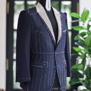 ตัดสูทหางม้า DGRIE Fitting - Navy Blue Full Canvas Suit