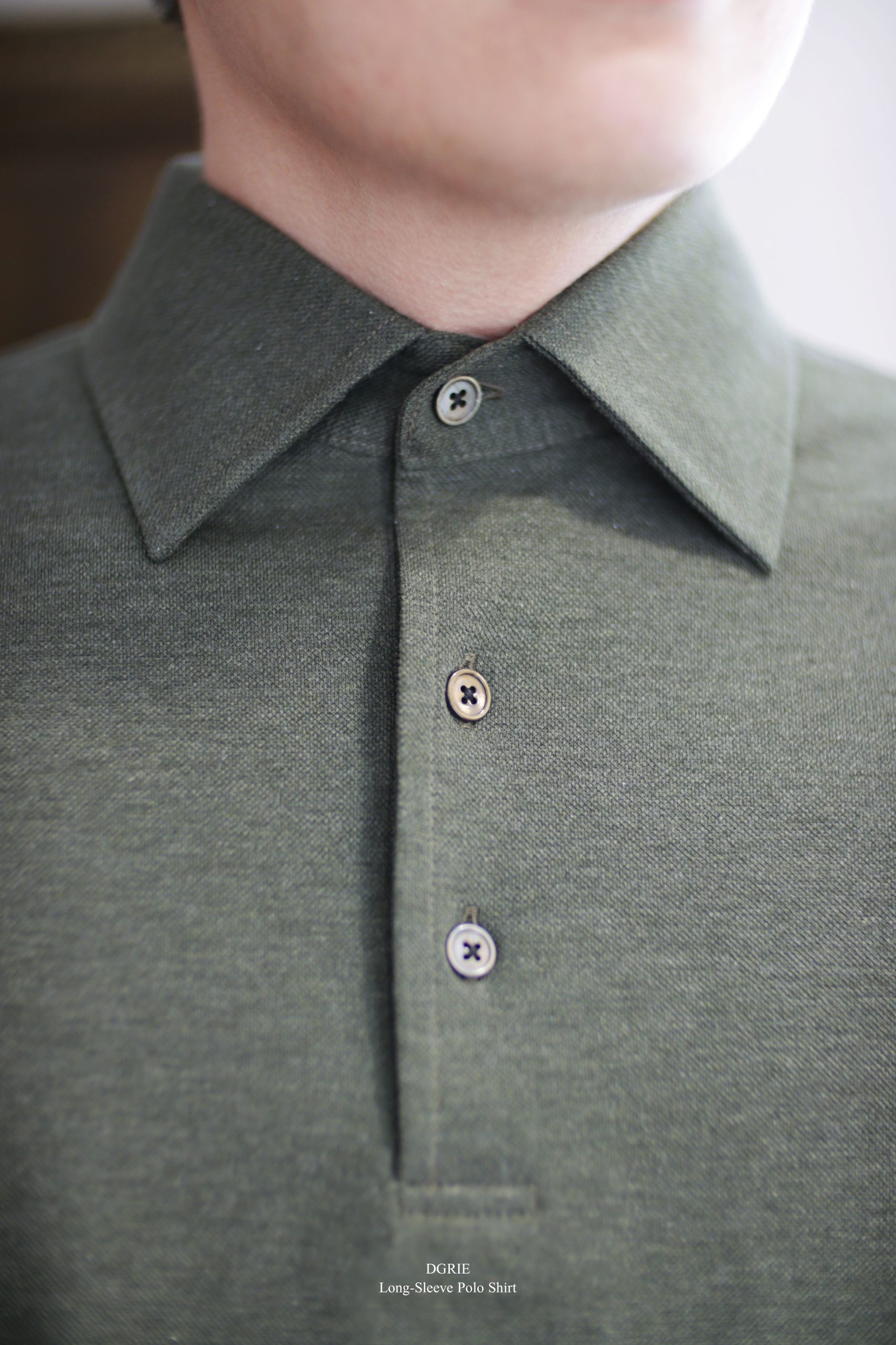 DGRIE - Long-Sleeve Polo Shirt - เสื้อโปโลแขนยาว 4 DGRIE - Long-Sleeve Polo Shirt - เสื้อโปโลแขนยาว
