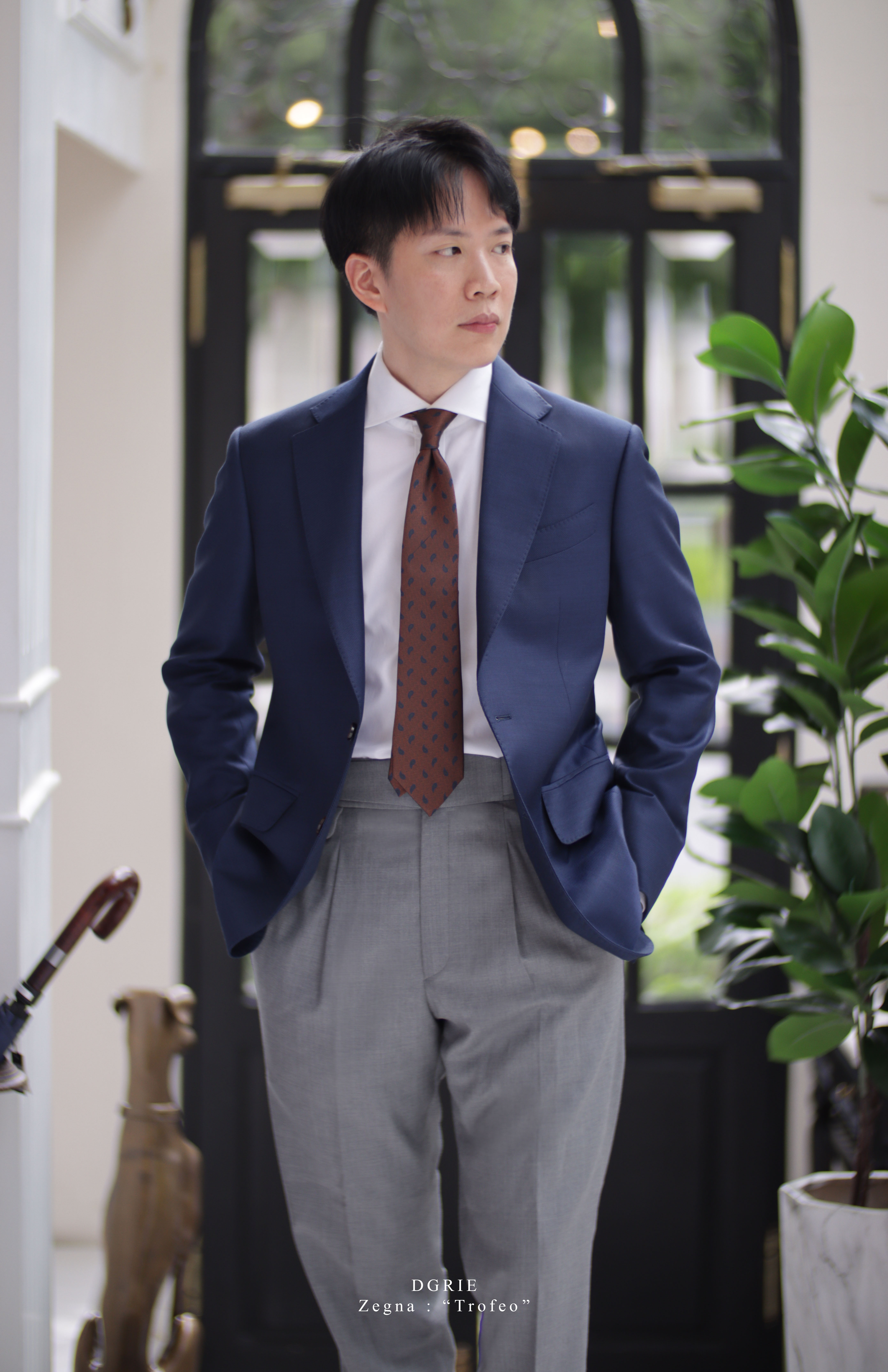 DGRIE - ร้านตัดสูท Navy Zegna Trofeo Jacket Suit 17 DGRIE - ร้านตัดสูท Navy Zegna Trofeo Jacket Suit