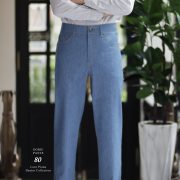 DGRIE PANTS 80 – Light Blue Loro Piana Denim Pants