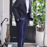 DGRIE Solbiati – Art Du Lin Safari Jacket & DGRIE Suede Tassel-Less Loafers