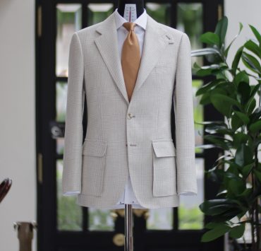DGRIE Solbiati Graffiti Heavyweight Linen Jacket