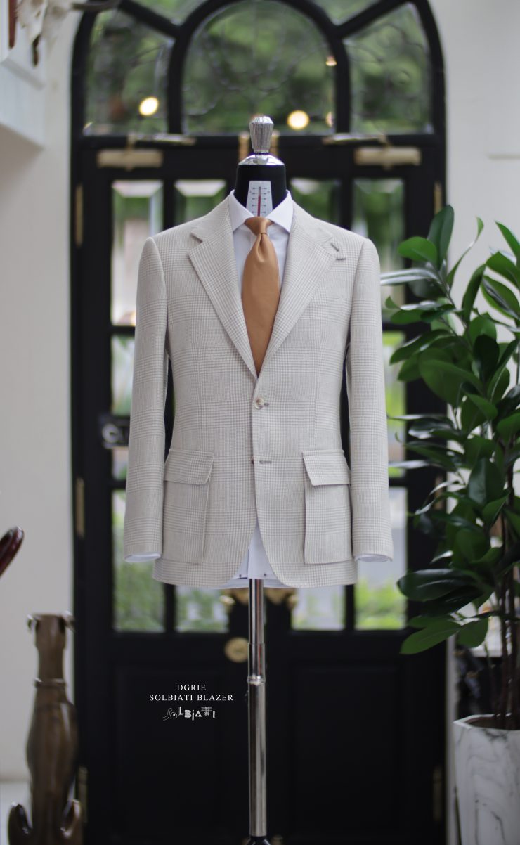 DGRIE Solbiati Graffiti Heavyweight Linen Jacket