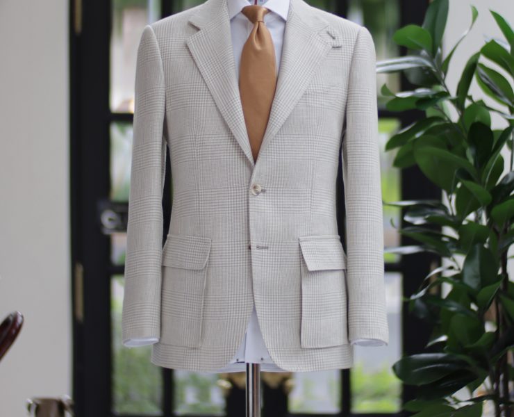 DGRIE Solbiati Graffiti Heavyweight Linen Jacket