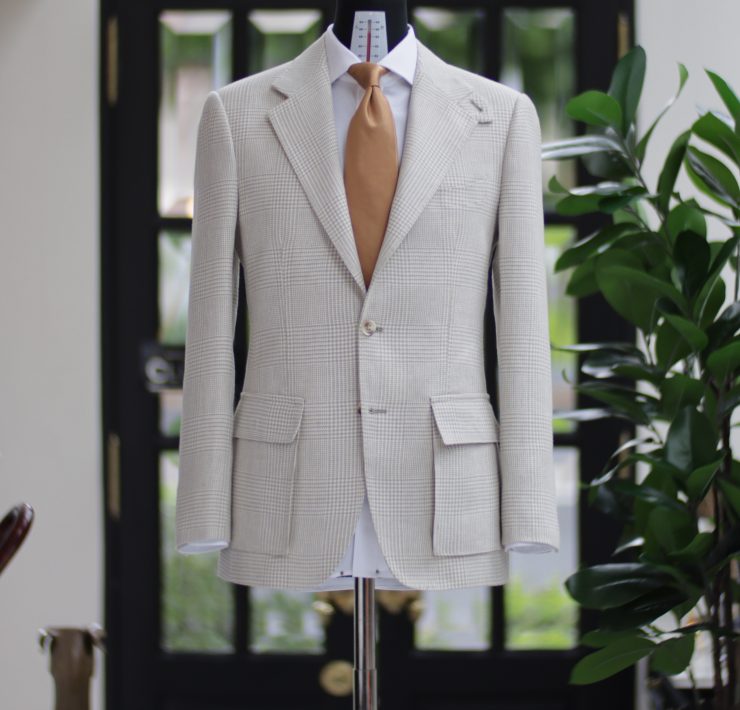 DGRIE Solbiati Graffiti Heavyweight Linen Jacket