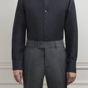 The Noble Black Tencel Button-down Collar Shirt - DGRIE