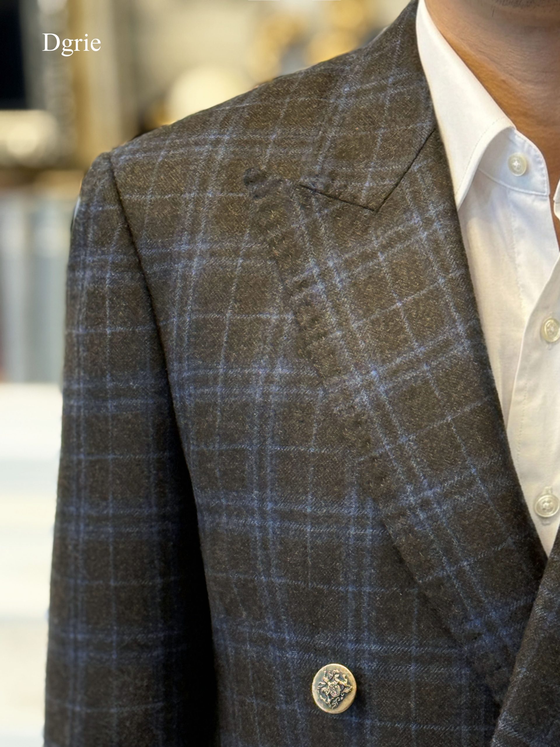 ตัดสูท The Classic Check Flannel Double-Breasted Suit 4 ตัดสูท The Classic Check Flannel Double-Breasted Suit