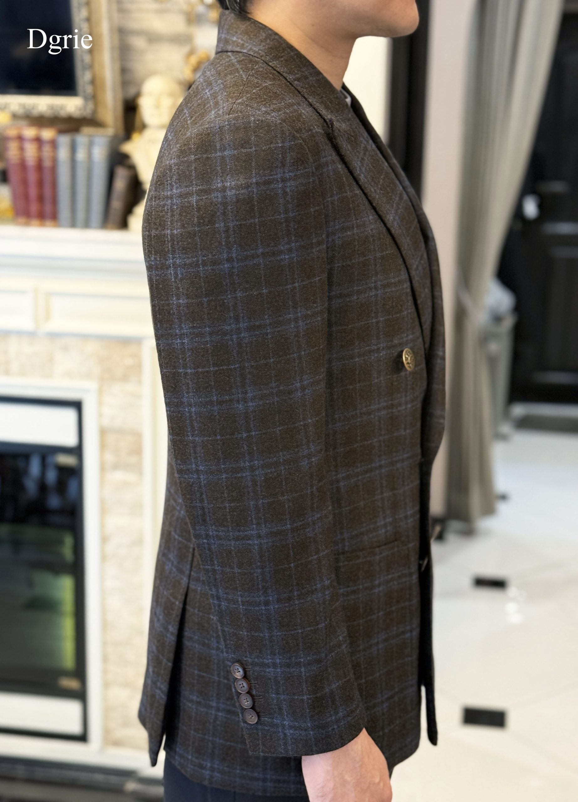 ตัดสูท The Classic Check Flannel Double-Breasted Suit 5 ตัดสูท The Classic Check Flannel Double-Breasted Suit