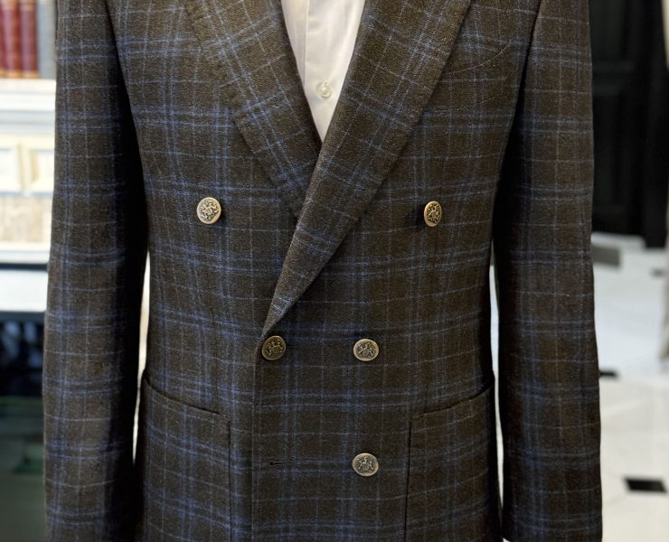 ตัดสูท The Classic Check Flannel Double-Breasted Suit