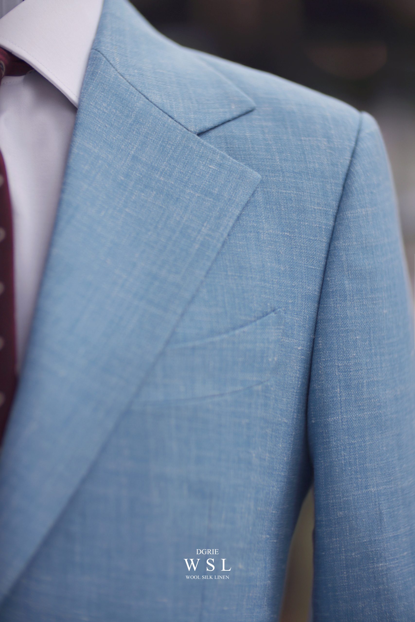 ตัดสูท The Essence of Summer Elegance: Wool Silk Linen by Hardy Minnis