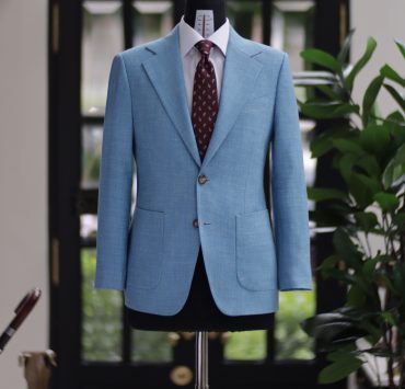 ตัดสูท The Essence of Summer Elegance: Wool Silk Linen by Hardy Minnis
