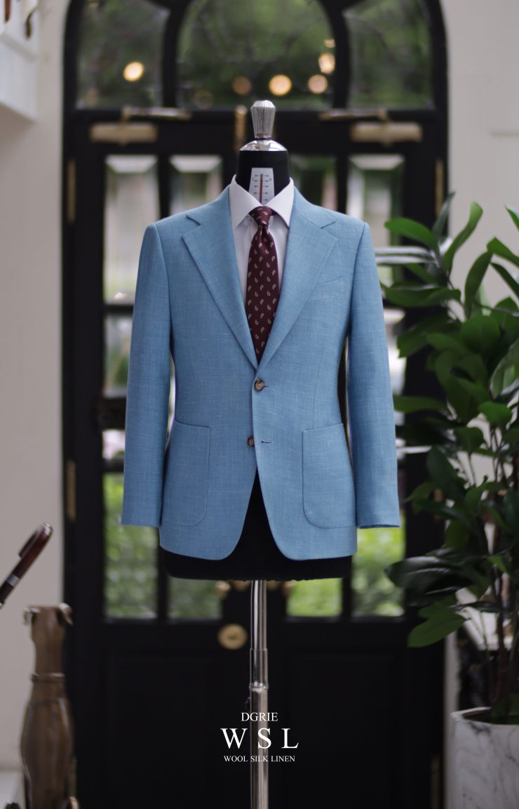 ตัดสูท The Essence of Summer Elegance: Wool Silk Linen by Hardy Minnis 6 ตัดสูท The Essence of Summer Elegance: Wool Silk Linen by Hardy Minnis