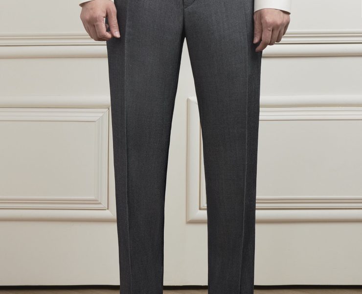กางเกงยีนส์ The Kurashiki Charcoal Denim Trousers - DGRIE