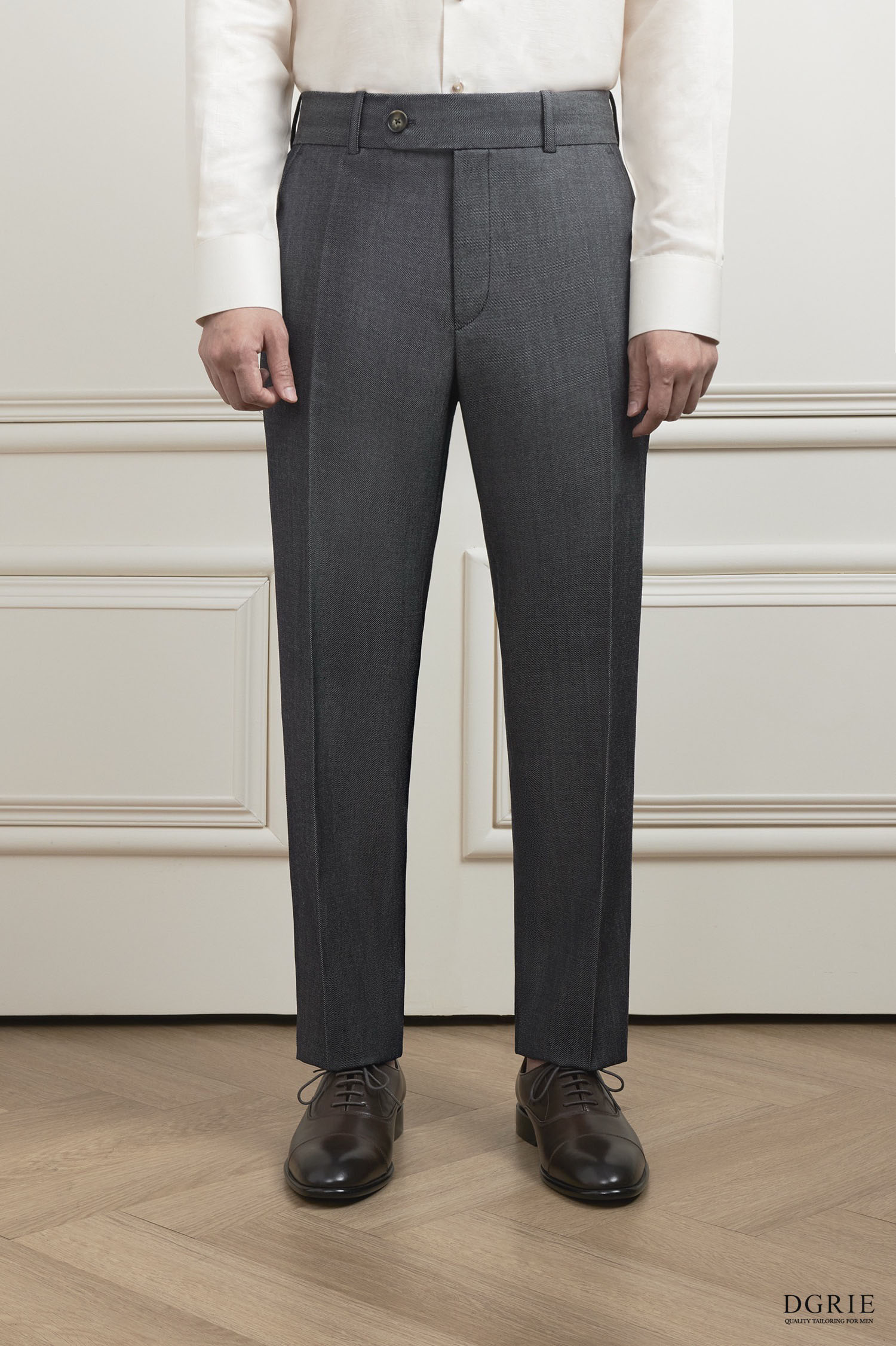 กางเกงยีนส์ The Kurashiki Charcoal Denim Trousers - DGRIE 3 กางเกงยีนส์ The Kurashiki Charcoal Denim Trousers - DGRIE