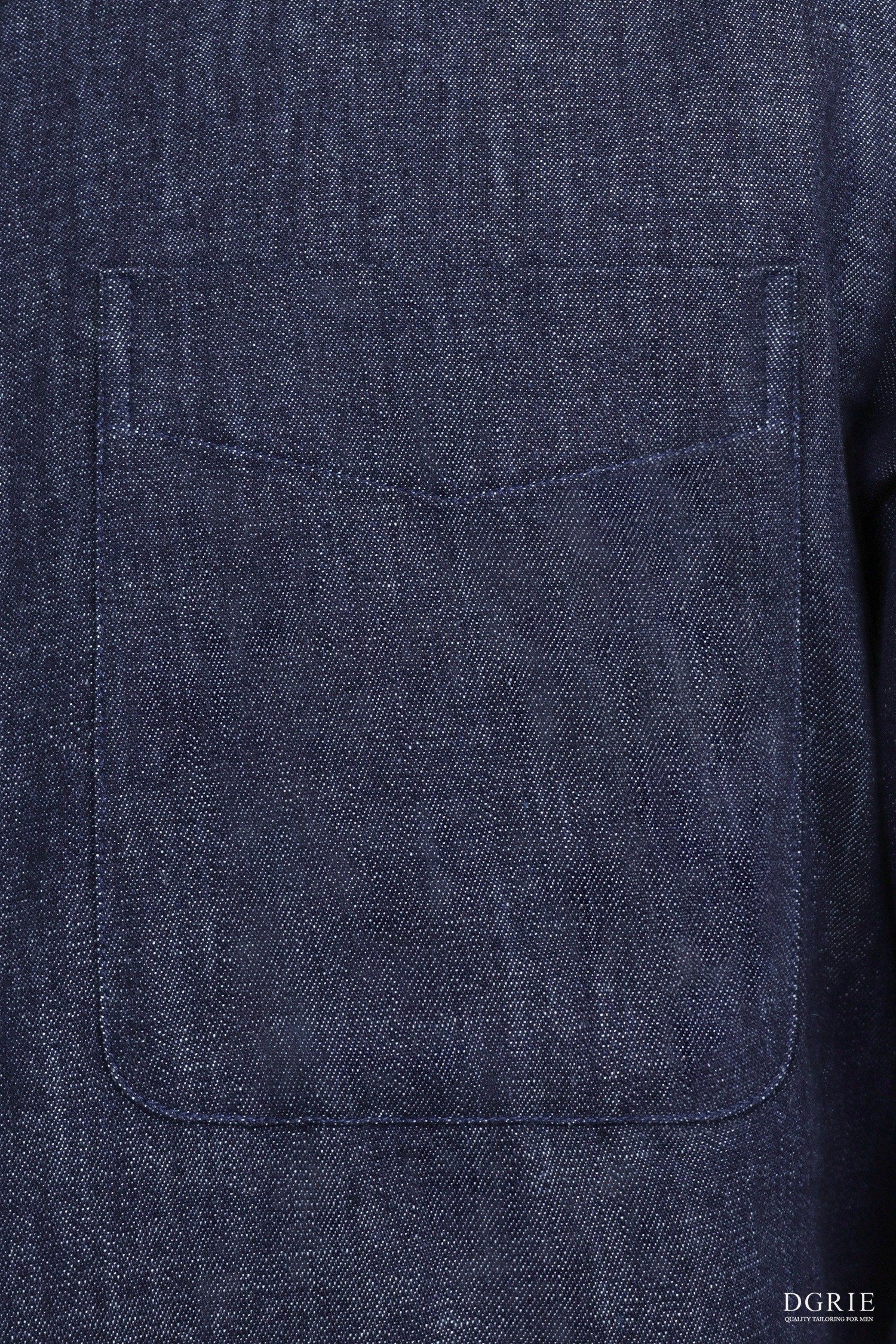 เชิ้ตเดนิม The Sovereign Extreme Curved Deep Indigo Denim Shirt - DGRIE 7 เชิ้ตเดนิม The Sovereign Extreme Curved Deep Indigo Denim Shirt - DGRIE