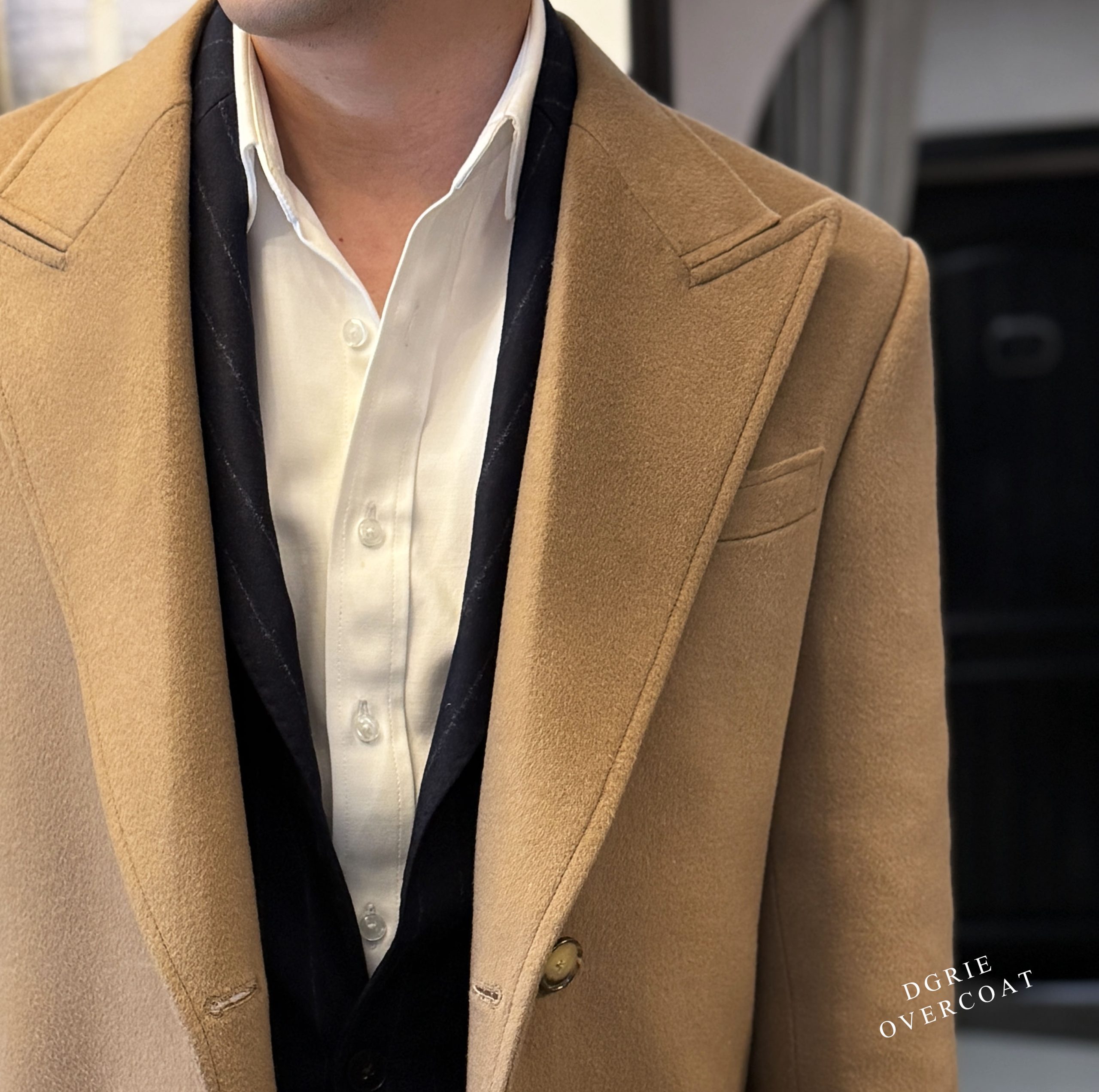 ตัดเสื้อโค้ท DGRIE Bespoke Camel Lambswool Overcoat 4 ตัดเสื้อโค้ท DGRIE Bespoke Camel Lambswool Overcoat