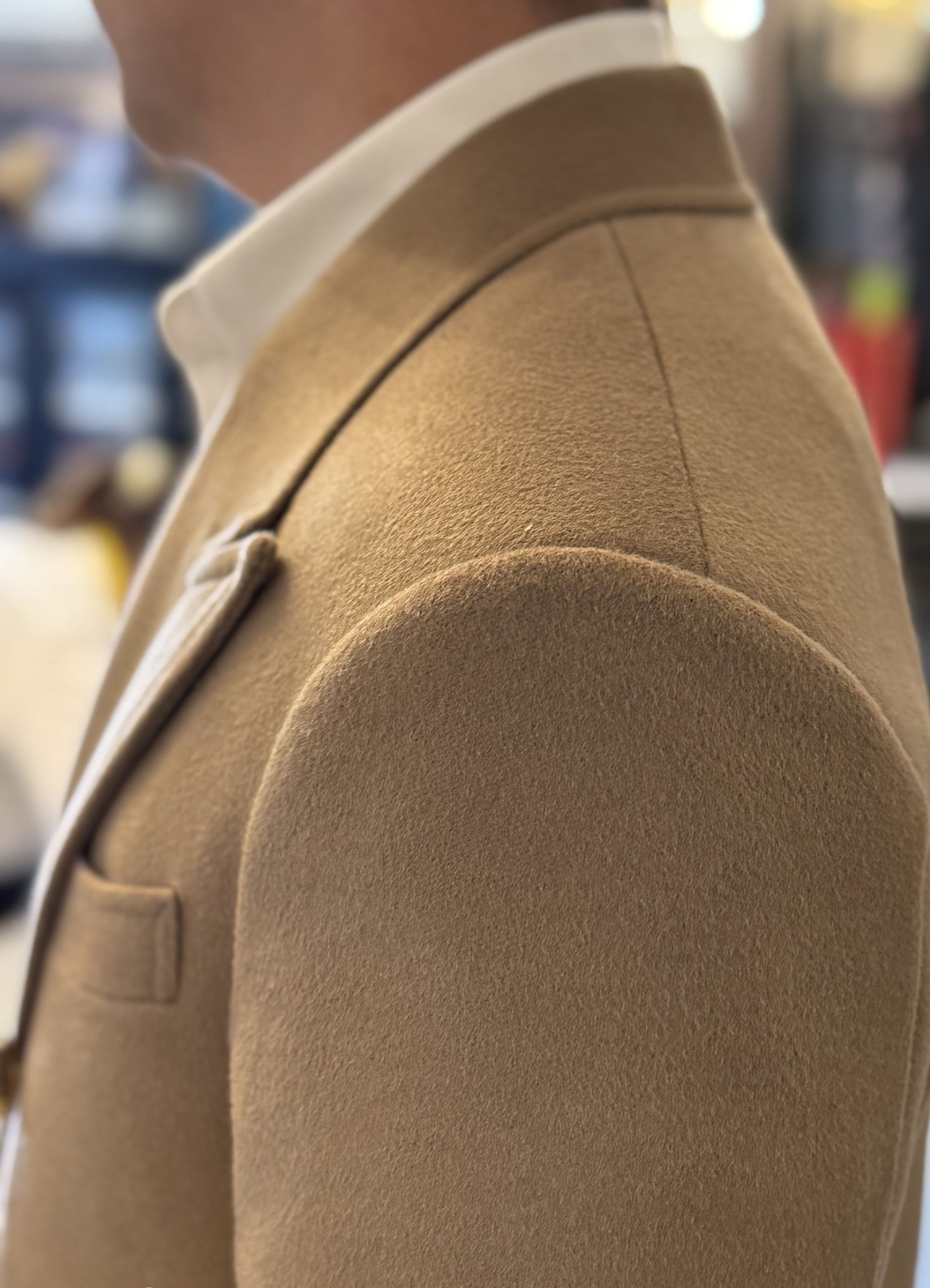 ตัดเสื้อโค้ท DGRIE Bespoke Camel Lambswool Overcoat 6 ตัดเสื้อโค้ท DGRIE Bespoke Camel Lambswool Overcoat