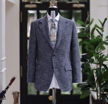 DGRIE - ตัดสูท Classic Melange Wool Linen Silk Jacket