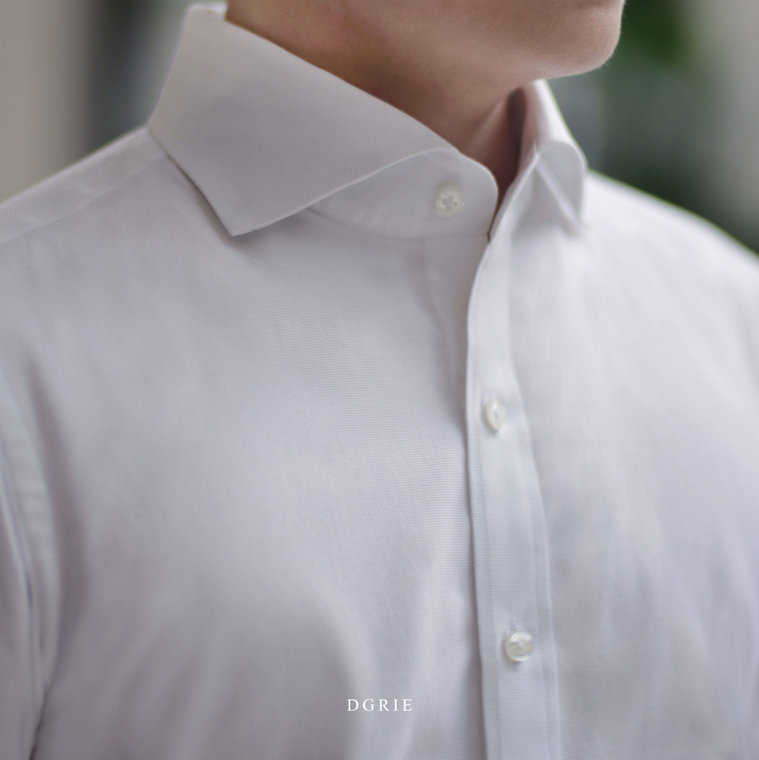 DGRIE - ตัดเสื้อเชิ้ต Classic White Oxford Cutaway Shirt 7 DGRIE - ตัดเสื้อเชิ้ต Classic White Oxford Cutaway Shirt
