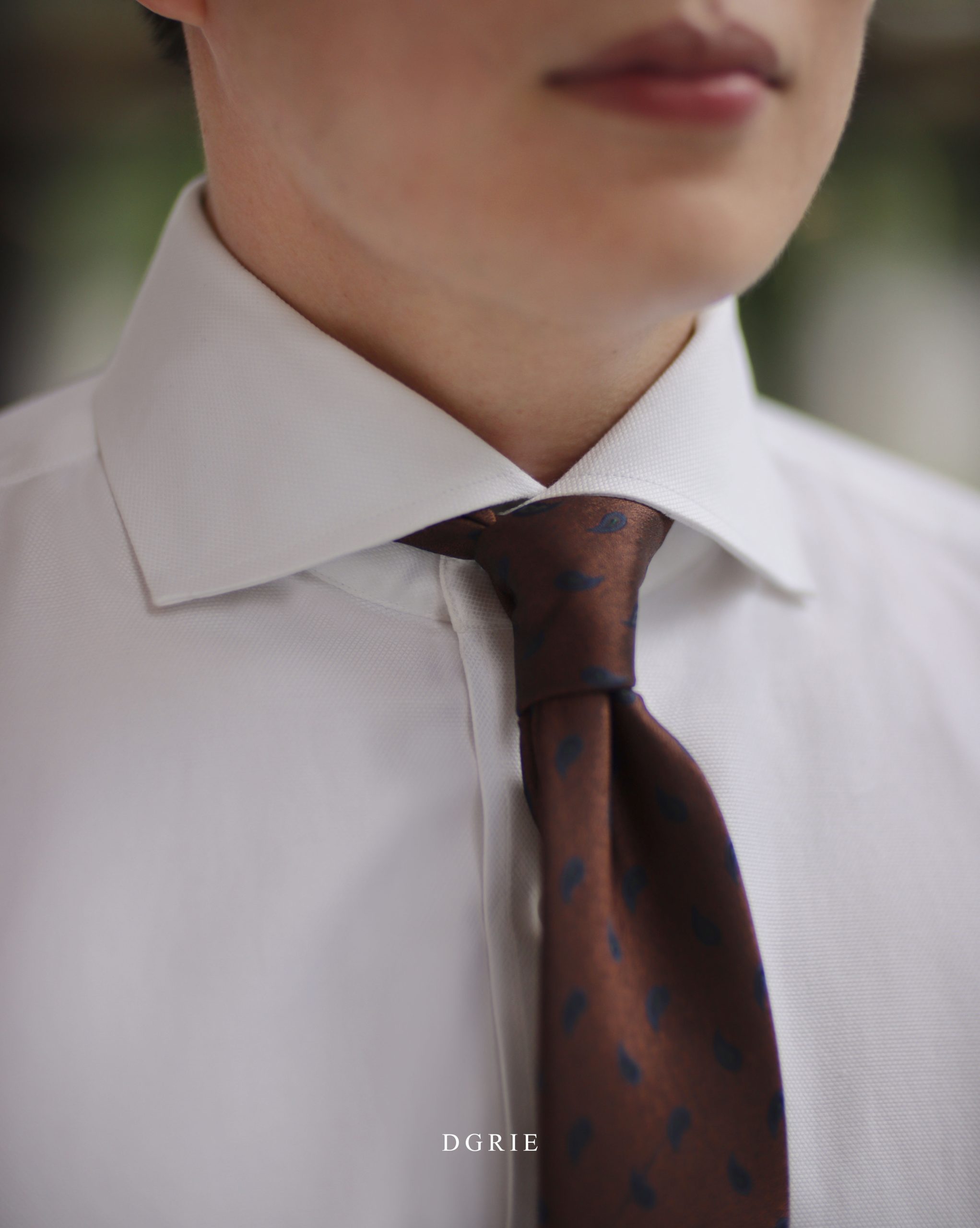 DGRIE - ตัดเสื้อเชิ้ต Classic White Oxford Cutaway Shirt 4 DGRIE - ตัดเสื้อเชิ้ต Classic White Oxford Cutaway Shirt