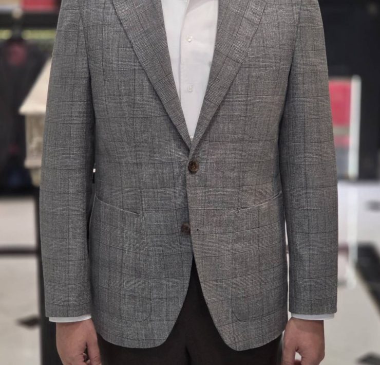 DGRIE - Lightweight High-Twist Check Tailored Jacket 4 DGRIE - Lightweight High-Twist Check Tailored Jacket