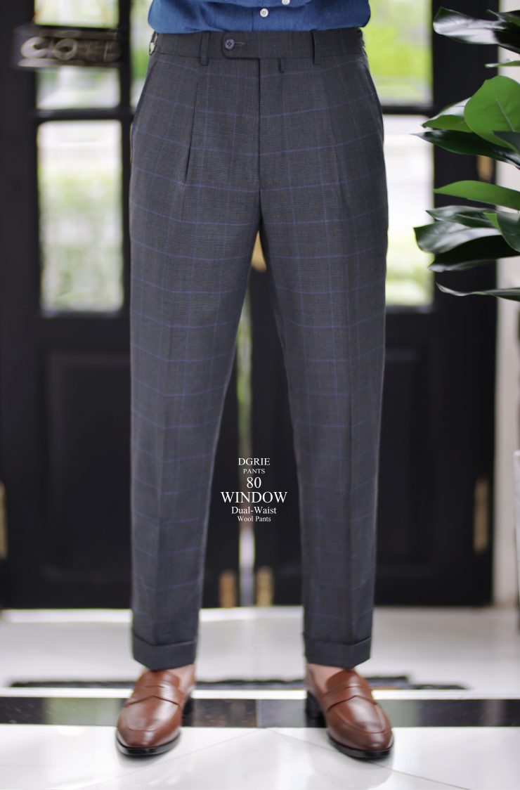 DGRIE PANTS 80 - The Prince of Wales Dual-Waist Pants 1 DGRIE PANTS 80 - The Prince of Wales Dual-Waist Pants