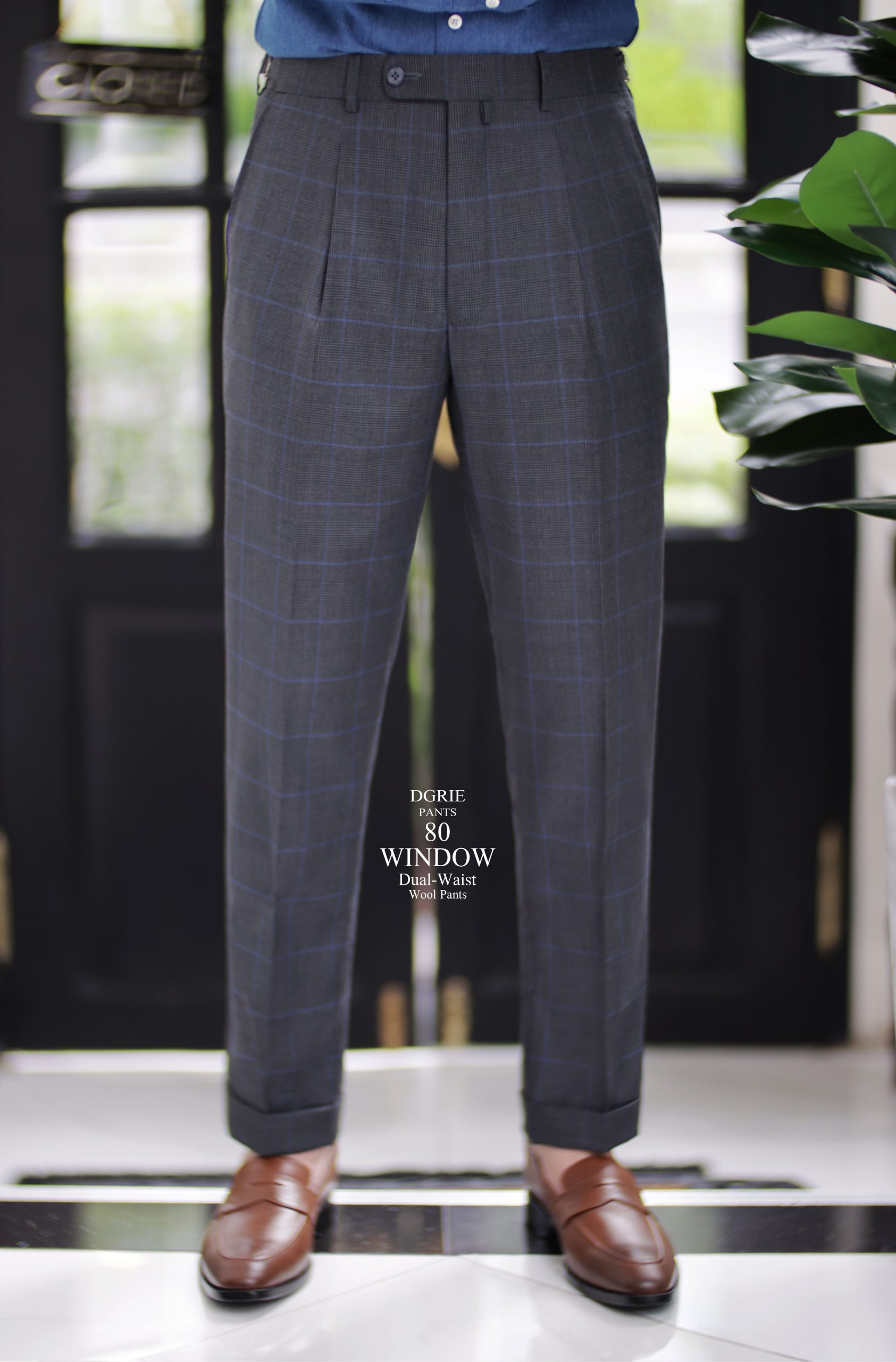 DGRIE PANTS 80 - The Prince of Wales Dual-Waist Pants 4 DGRIE PANTS 80 - The Prince of Wales Dual-Waist Pants