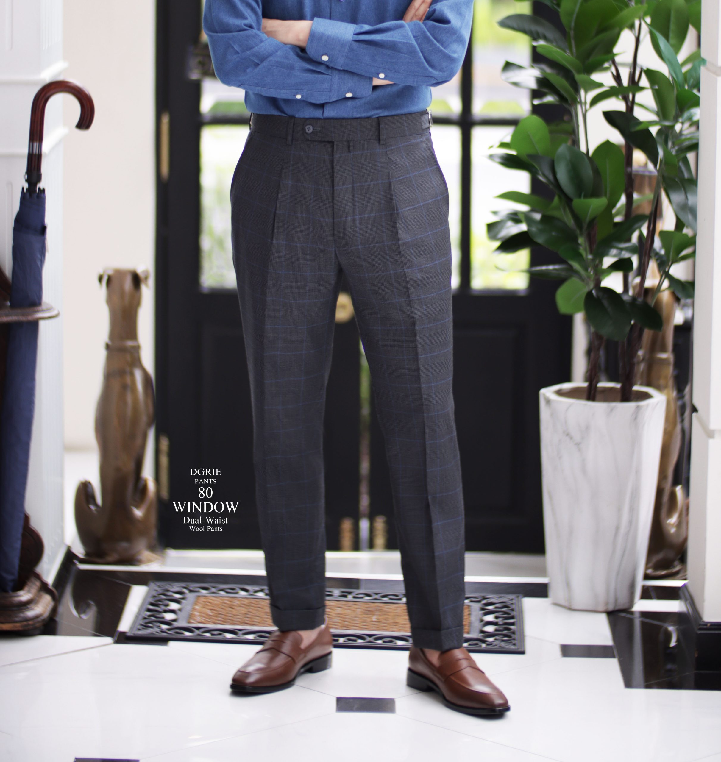 DGRIE PANTS 80 - The Prince of Wales Dual-Waist Pants 3 DGRIE PANTS 80 - The Prince of Wales Dual-Waist Pants