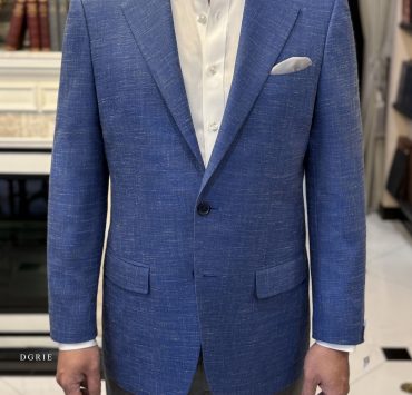 DGRIE - ตัดสูท The Summer Linen Blazer in Ocean Blue