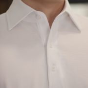 DGRIE – White Long-Sleeve Polo Shirt – เสื้อโปโลแขนยาวสีขาว