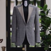 Fitting - Grey Check High Twist & High Notch Lapel Full Canvas Suits