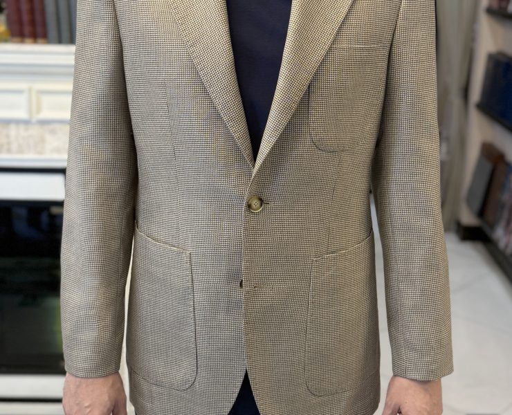 The Classic Mini-Houndstooth Soft Tailored Jacket