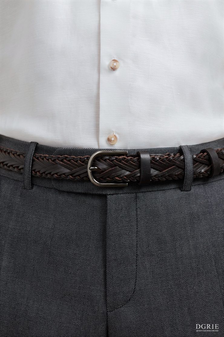 เข็มขัด The Portofino Black Woven Belt - DGRIE 10 เข็มขัด The Portofino Black Woven Belt - DGRIE