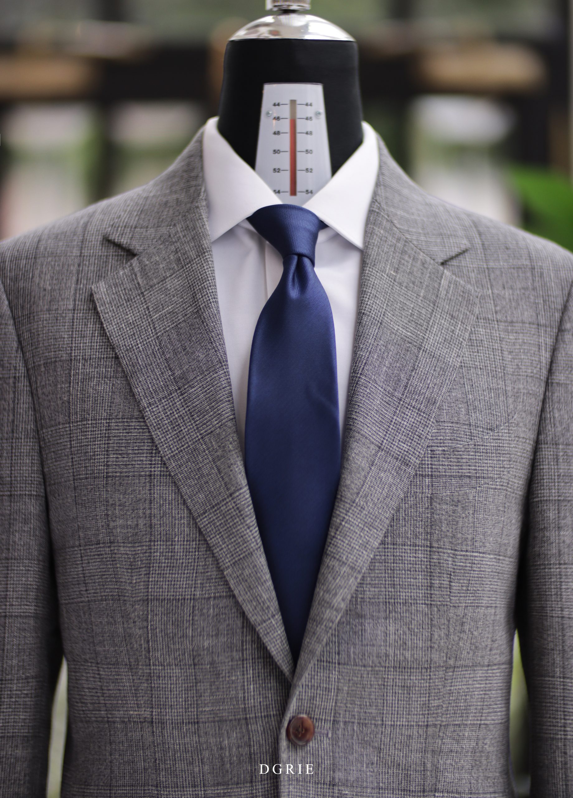 DGRIE - Classic Light Grey Plaid Suit in Loro Piana Summertime 4 DGRIE - Classic Light Grey Plaid Suit in Loro Piana 'Summertime'