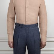 The Aurelius Muted Nude Tencel-Linen Shirt - DGRIE