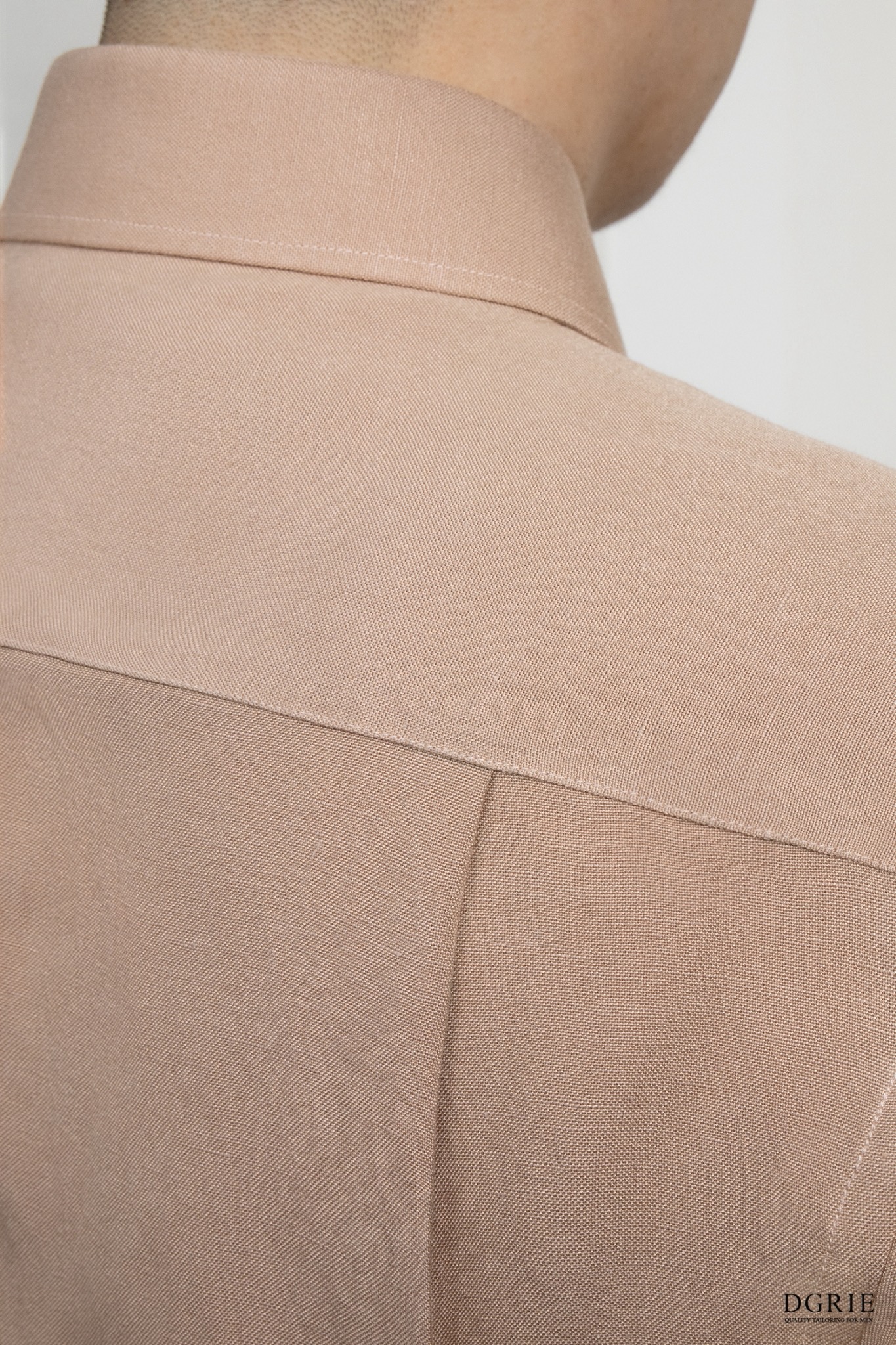 The Aurelius Muted Nude Tencel-Linen Shirt - DGRIE 9 The Aurelius Muted Nude Tencel-Linen Shirt - DGRIE