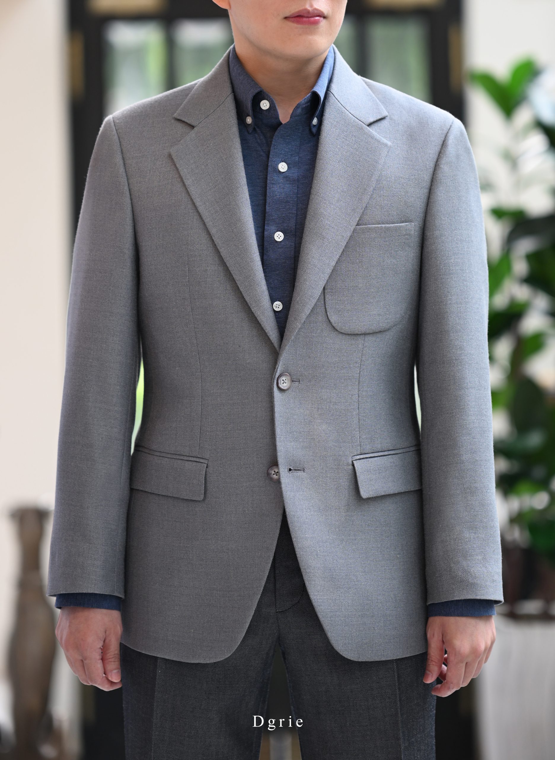 The Classic Grey Flex Sport Jacket by Huddersfield Fine Worsteds (Made in Italy) 6 The Classic Grey Flex Sport Jacket by Huddersfield Fine Worsteds (Made in Italy)