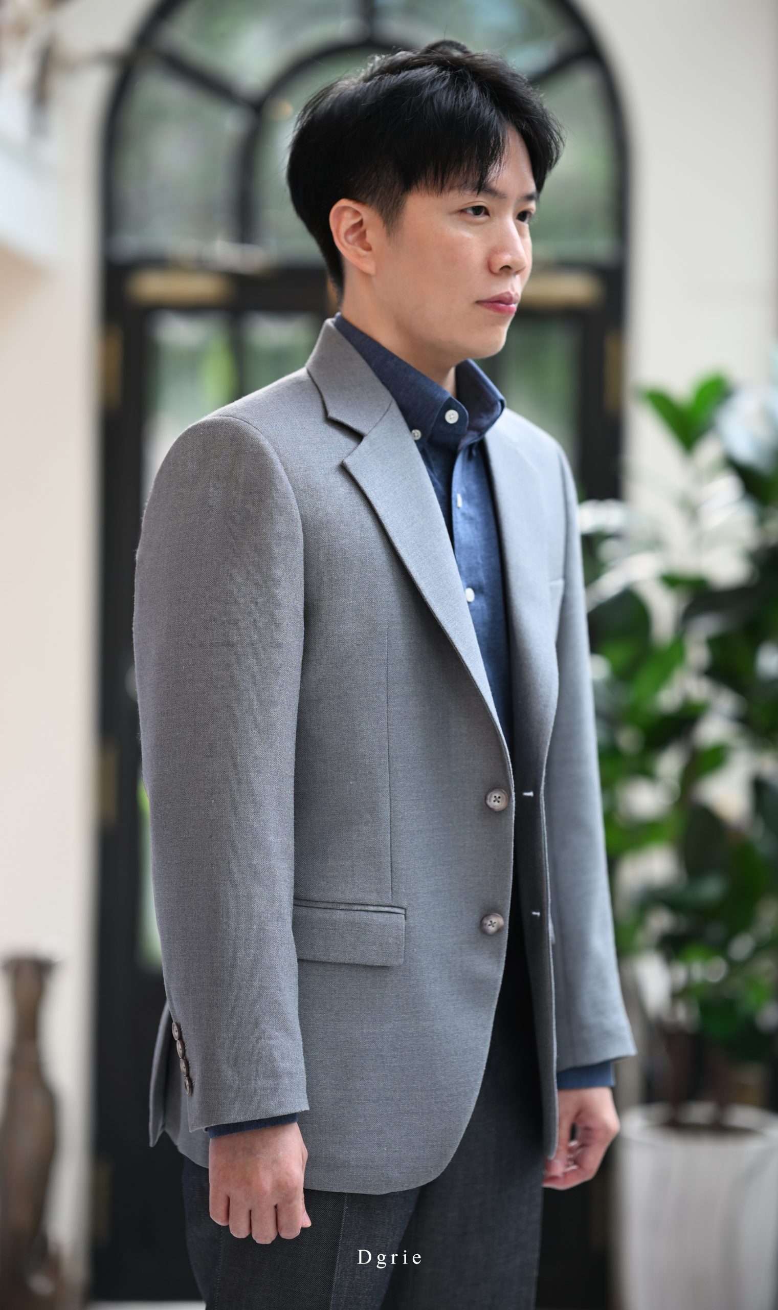 The Classic Grey Flex Sport Jacket by Huddersfield Fine Worsteds (Made in Italy) 7 The Classic Grey Flex Sport Jacket by Huddersfield Fine Worsteds (Made in Italy)