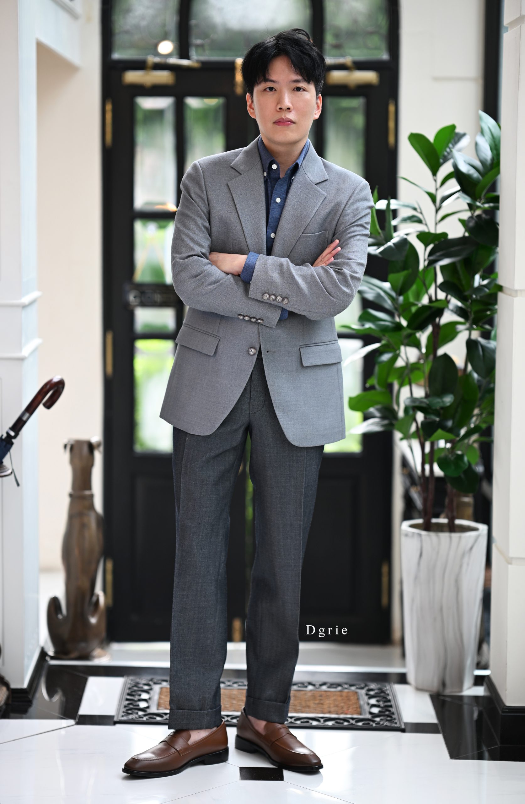The Classic Grey Flex Sport Jacket by Huddersfield Fine Worsteds (Made in Italy) 4 The Classic Grey Flex Sport Jacket by Huddersfield Fine Worsteds (Made in Italy)