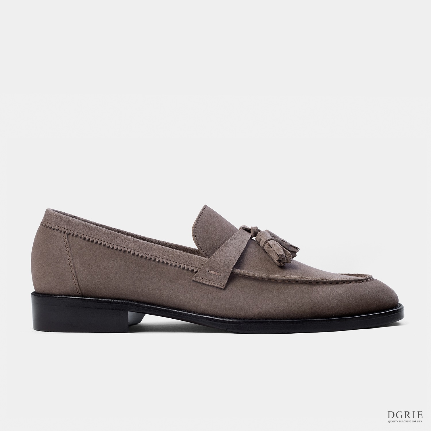 The Sorrento Ash Grey Tassel Loafers — DGRIE 4 The Sorrento Ash Grey Tassel Loafers — DGRIE