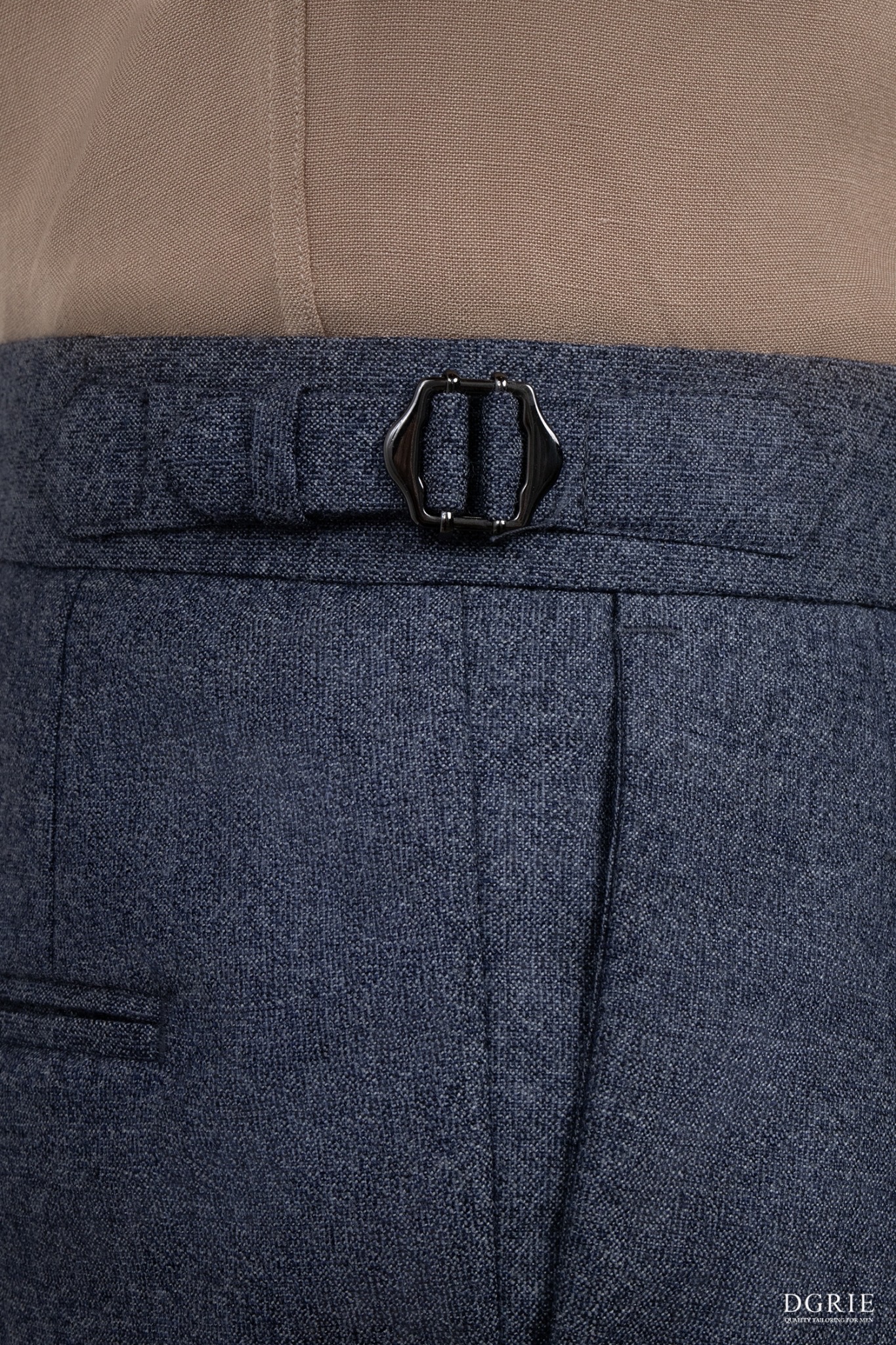 กางเกงผ้าวูล The Slate Blue Pleated Stretch Flannel Pants 4 กางเกงผ้าวูล The Slate Blue Pleated Stretch Flannel Pants