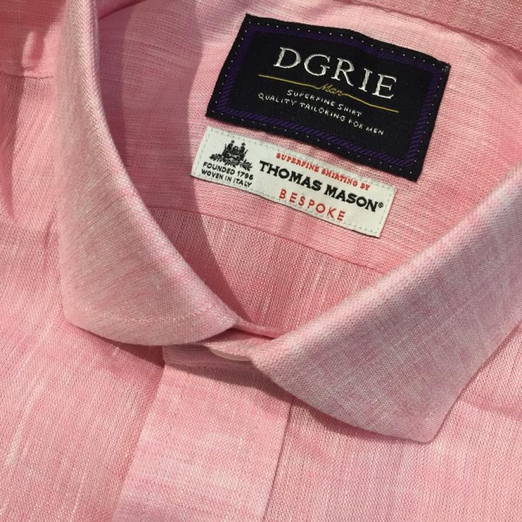 pink sahara linen 100 shirts from thomas mason dgrie 3