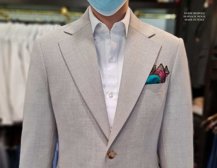 beige sport jacket classic look dgrie